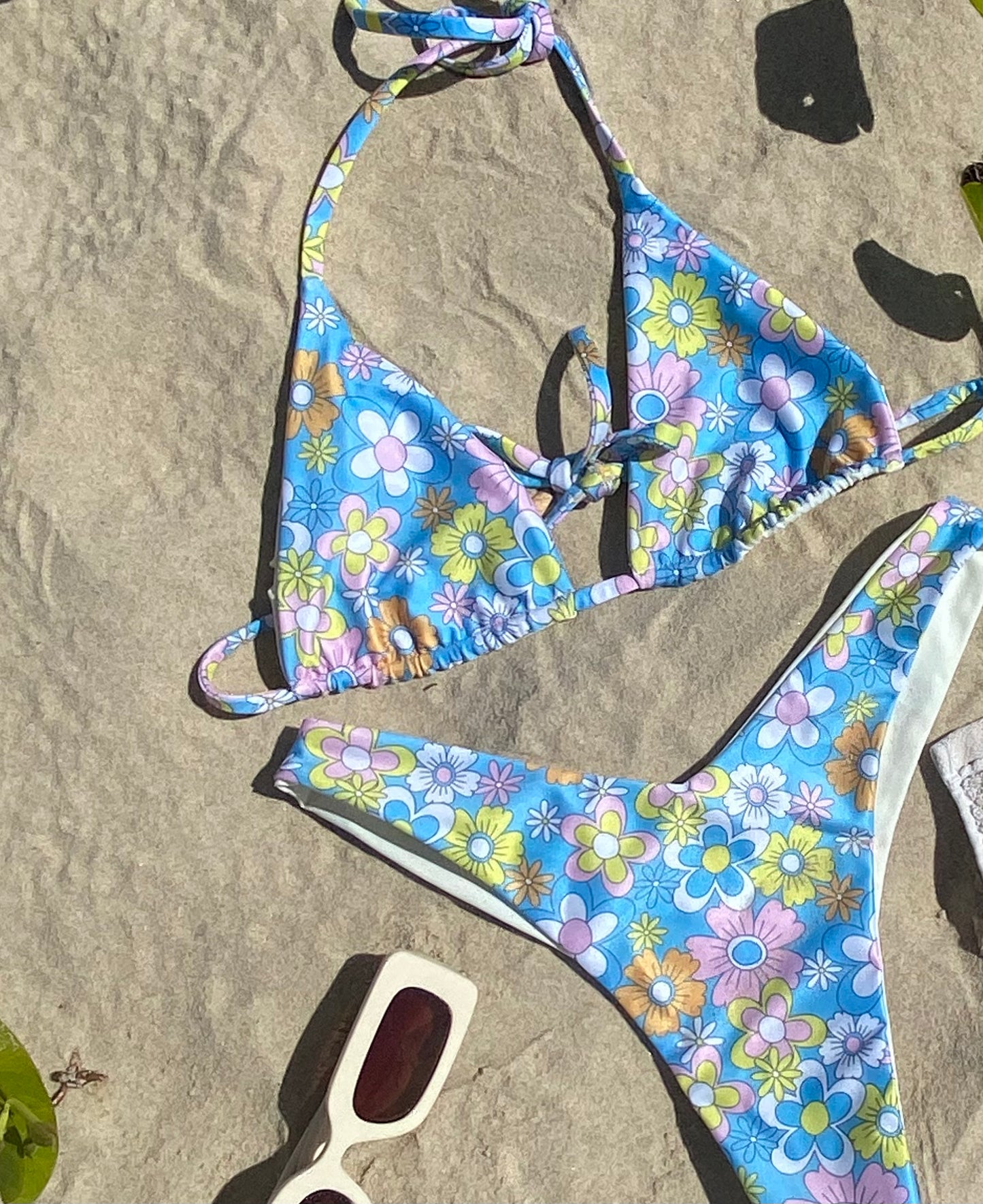Ocean Blue V-Cut Bikini Bottom