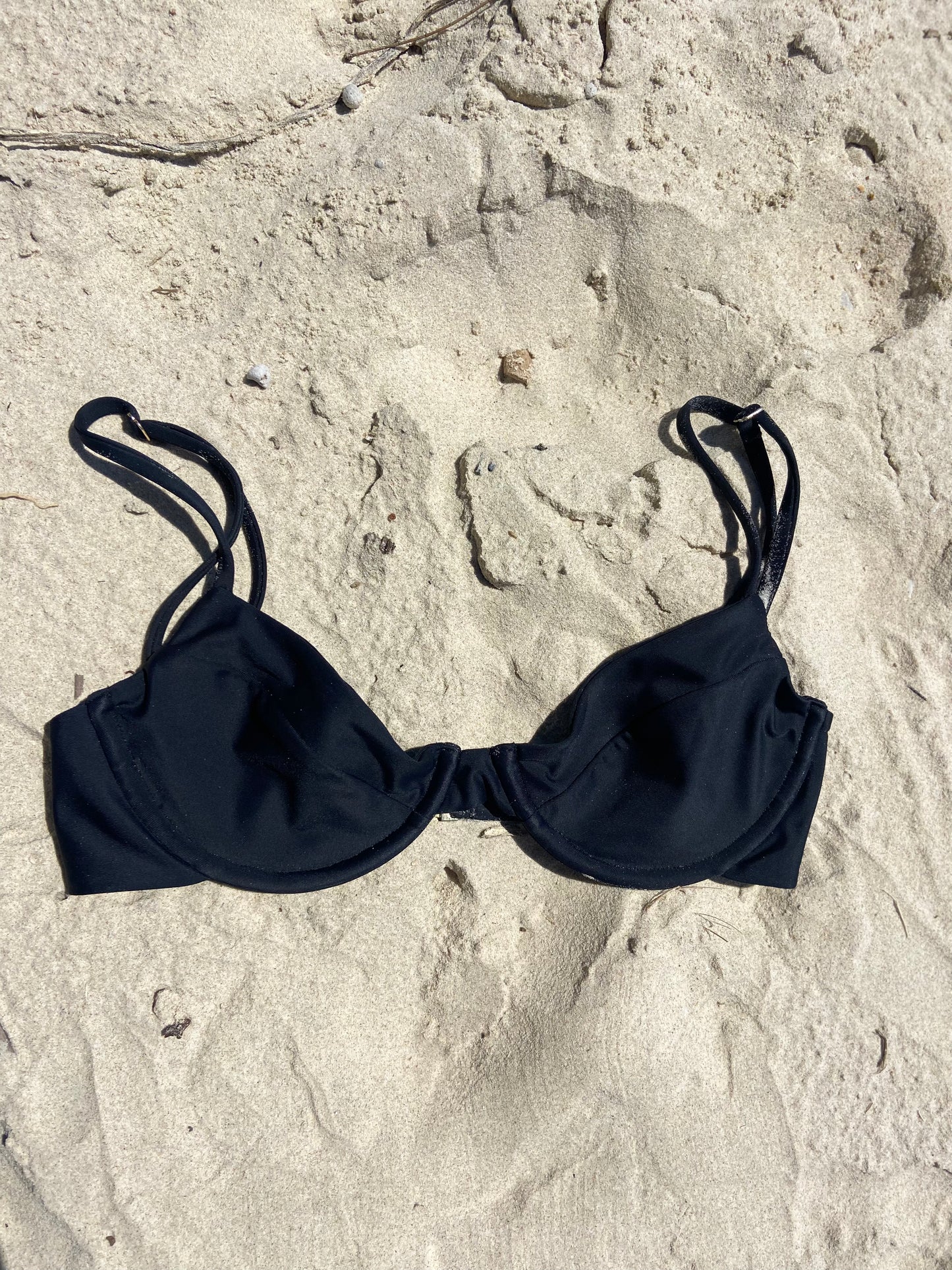 Classic Black Balconette Top
