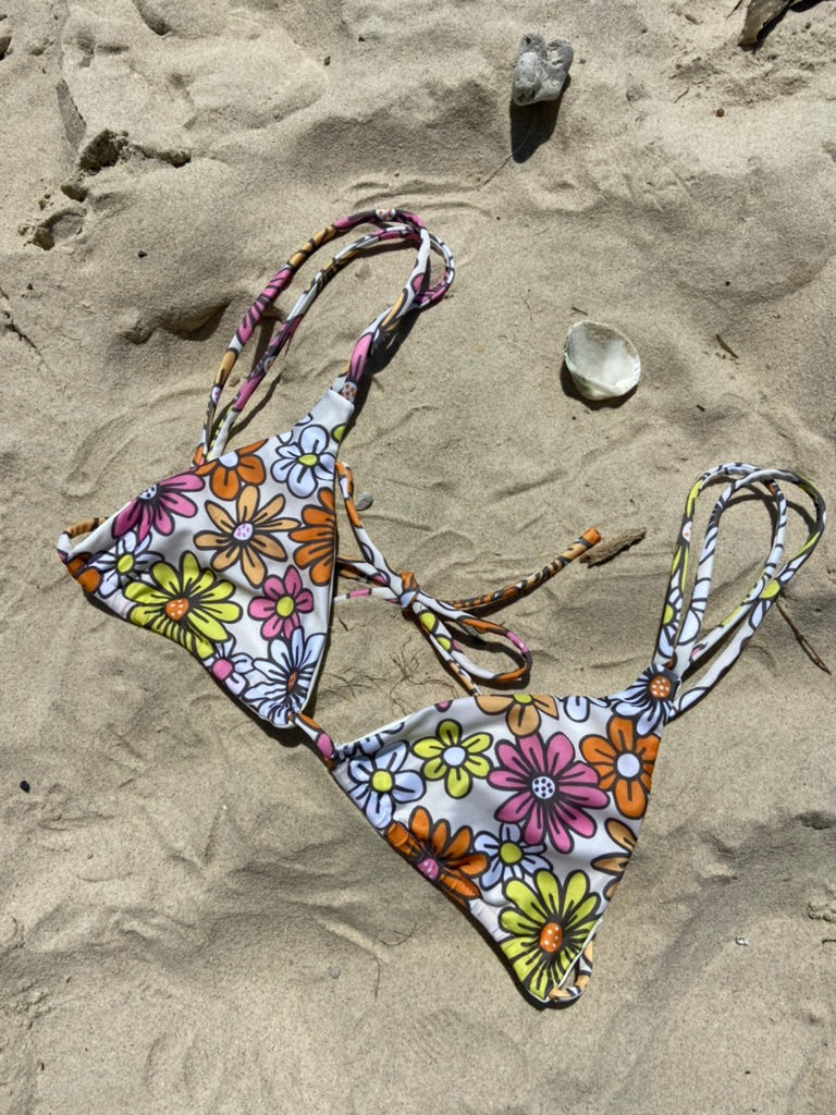 Flower Power Triangle Top