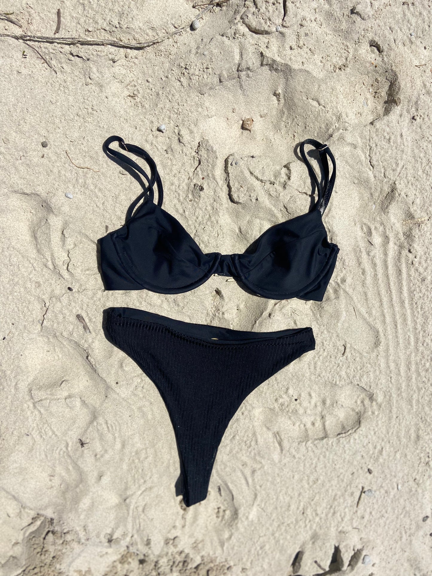 Classic Black Balconette Top