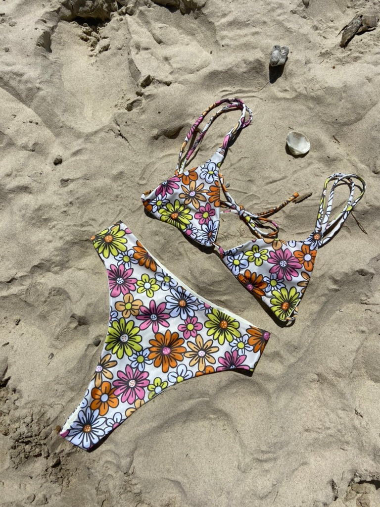 Flower Power Triangle Top