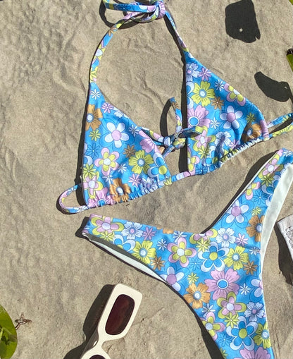 Ocean Blue V-Cut Bikini Bottom