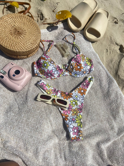 Flower Power V-Cut Bikini Bottom
